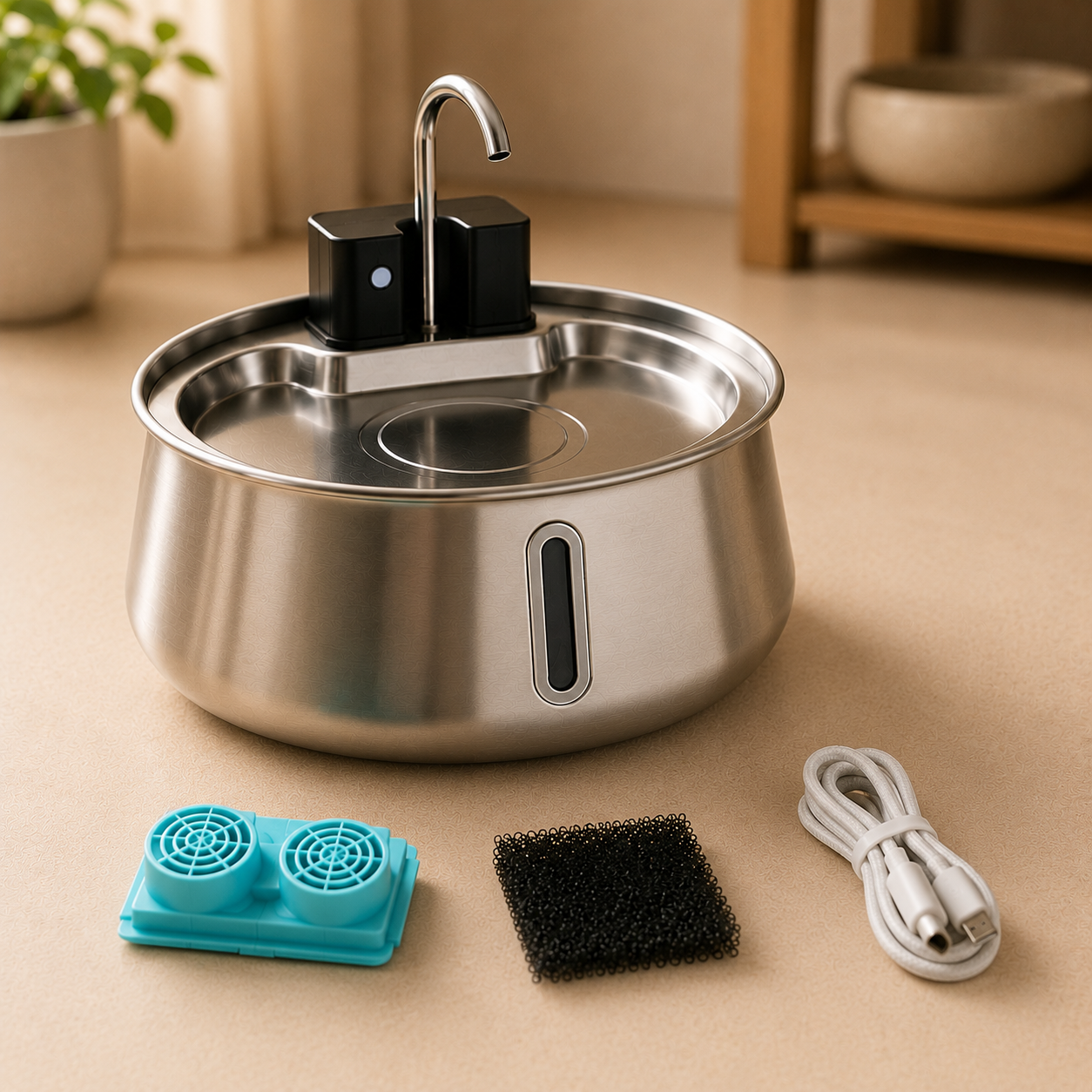 The Pet Fountain + 4 Filters FREE