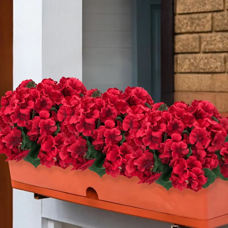 🎁  Last Day 60% OFF - Artificial Geranium Flowers For Outdoors