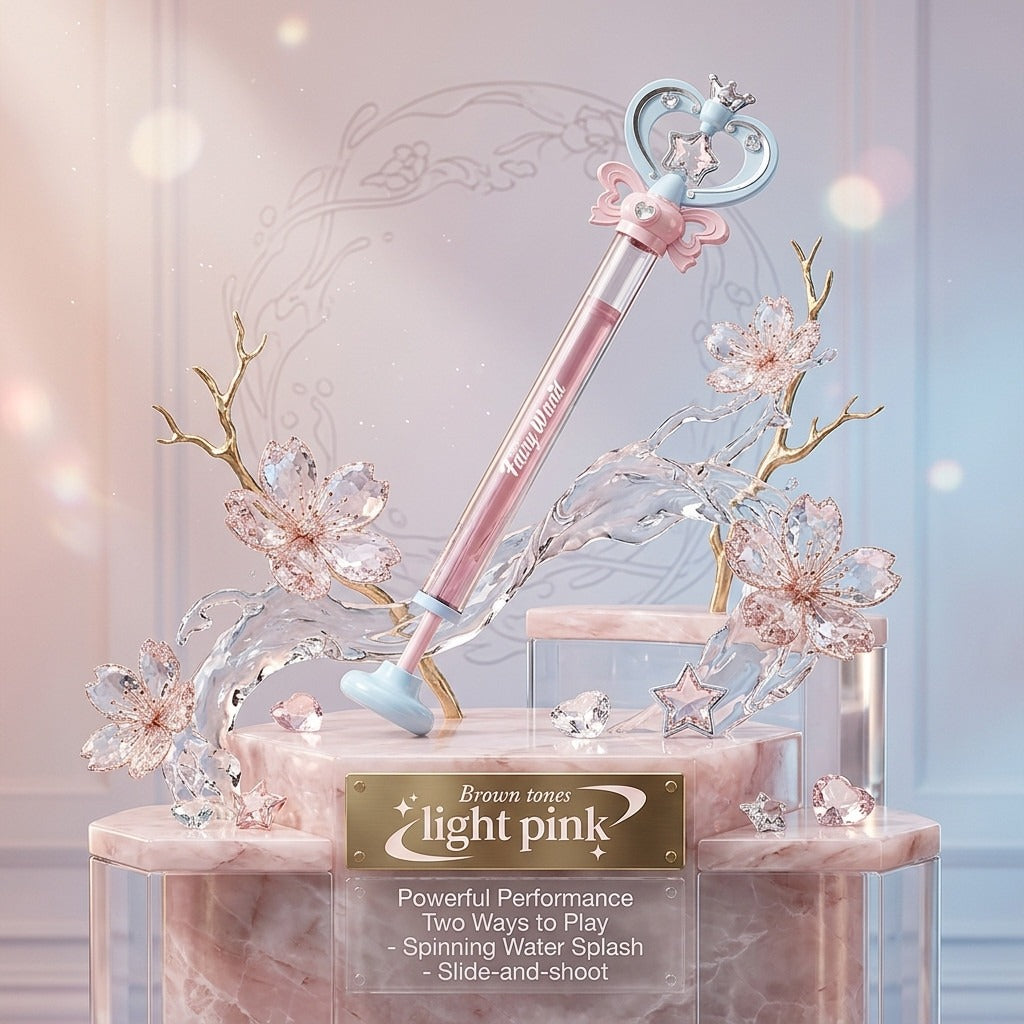 ✨Pull-Out Magic Fairy Wand Water Blaster, Funny Firework Water Sprayer for Summer Beach Pool Party Outdoor Games