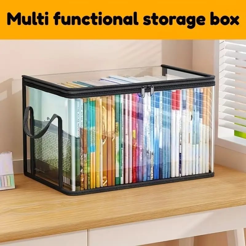 ClearHeavy-Duty StorageBoxes - Large CapacityOrganization Made Easy