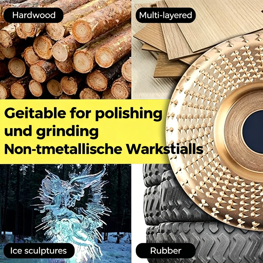 High-Performance Wood Carving Disc Set (3-Piece)