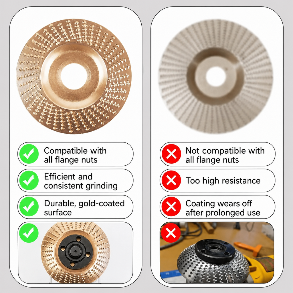 High-Performance Wood Carving Disc Set (3-Piece)