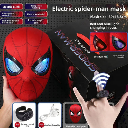 Cool RC Light-Up Hero Mask for Cosplay & Halloween