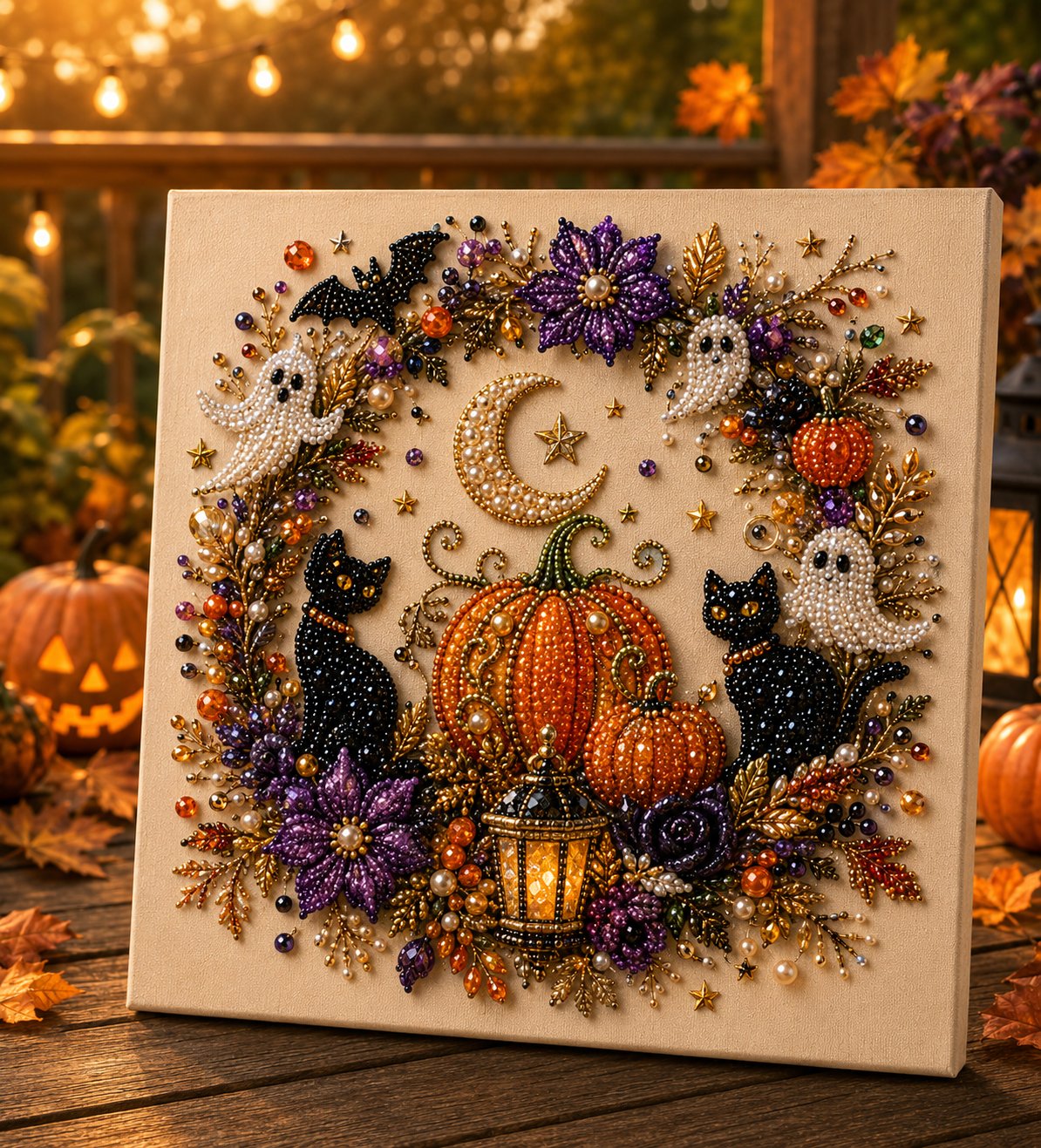 Halloween DIY Pearl Art Craft Making Kit🎃👻