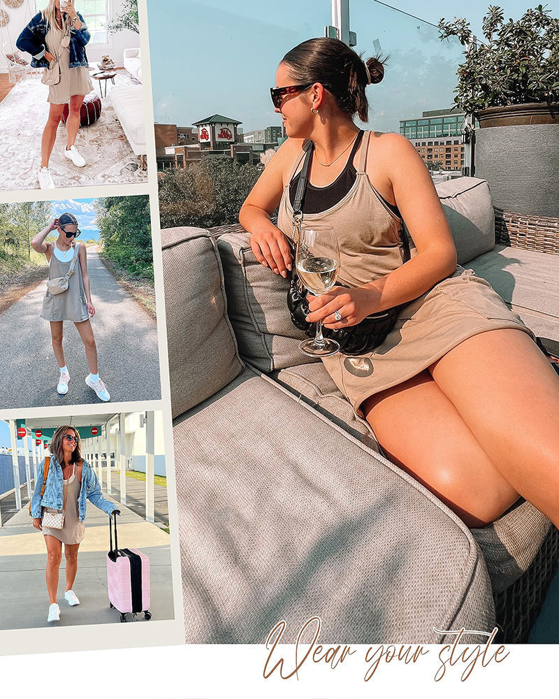 The Breeze-Fit Sleeveless Dress with Shorts