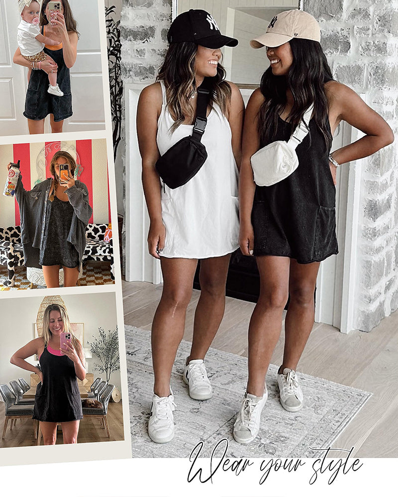 The Breeze-Fit Sleeveless Dress with Shorts