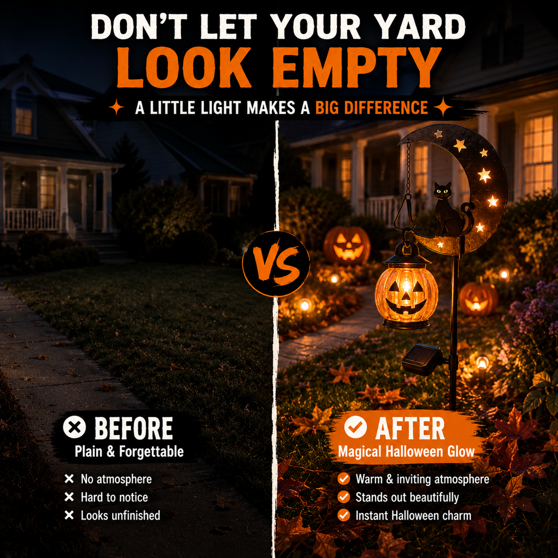 🎃Halloween Early Bird Sale 🔥| 49% OFF Pumpkin MoonGarden Stake Light