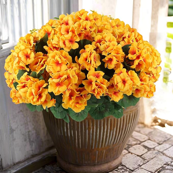 🎁  Last Day 60% OFF - Artificial Geranium Flowers For Outdoors