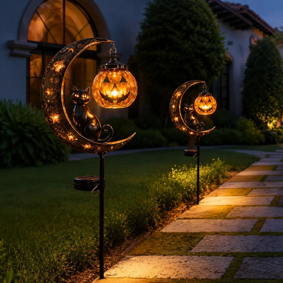 🎃Halloween Early Bird Sale 🔥| 49% OFF Pumpkin MoonGarden Stake Light