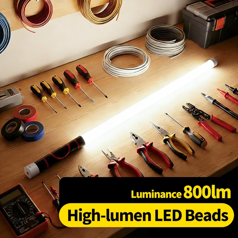 Flexible LED Mechanic Light Bar | Magnetic Base + Rechargeable + 360° Bendable