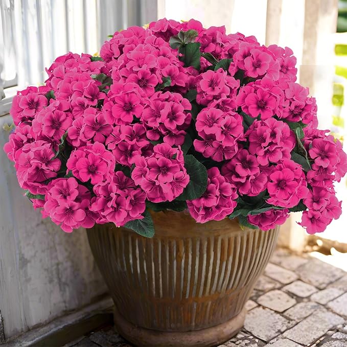 🎁  Last Day 60% OFF - Artificial Geranium Flowers For Outdoors