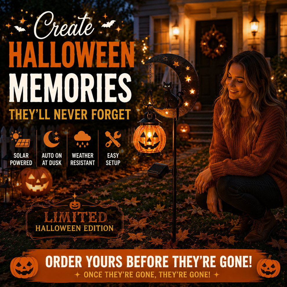 🎃Halloween Early Bird Sale 🔥| 49% OFF Pumpkin MoonGarden Stake Light