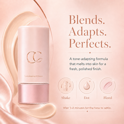 Aureove Glow Tone-Adapting CC Serum