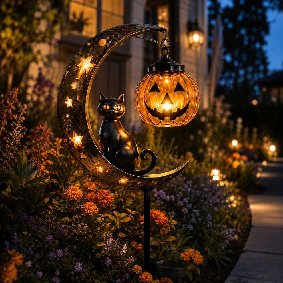 🎃Halloween Early Bird Sale 🔥| 49% OFF Pumpkin MoonGarden Stake Light