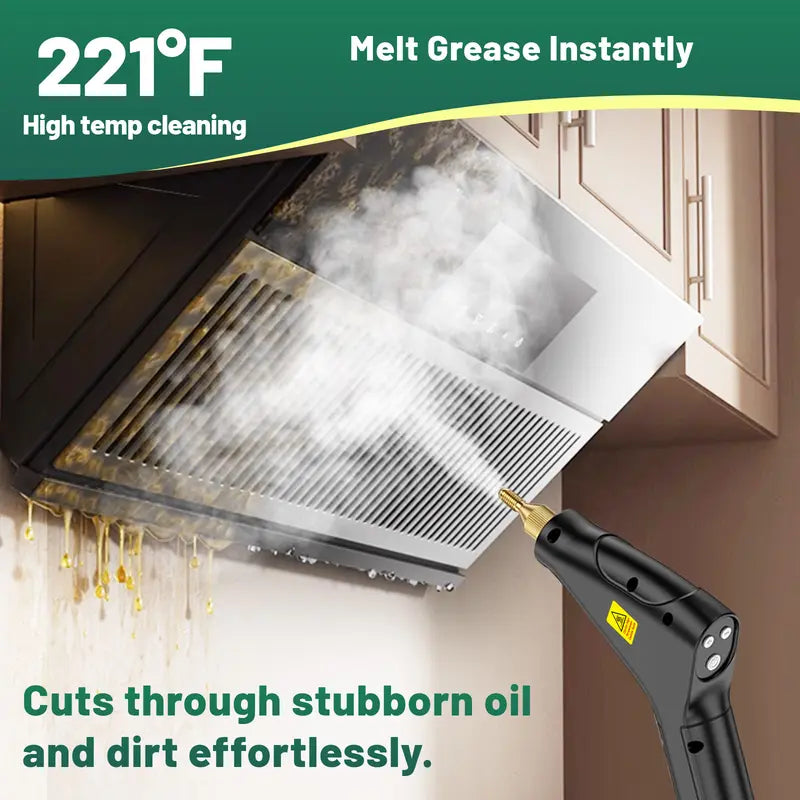 🔥 Limited Time Sale | 50% OFF Portable Steam Cleaner Powerful Deep Cleaning for Kitchen, Bathroom & Car