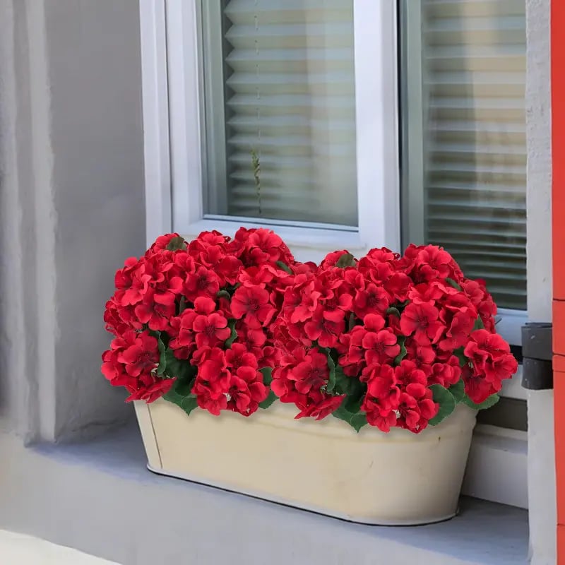 🎁  Last Day 60% OFF - Artificial Geranium Flowers For Outdoors