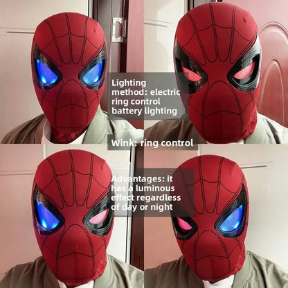 Cool RC Light-Up Hero Mask for Cosplay & Halloween