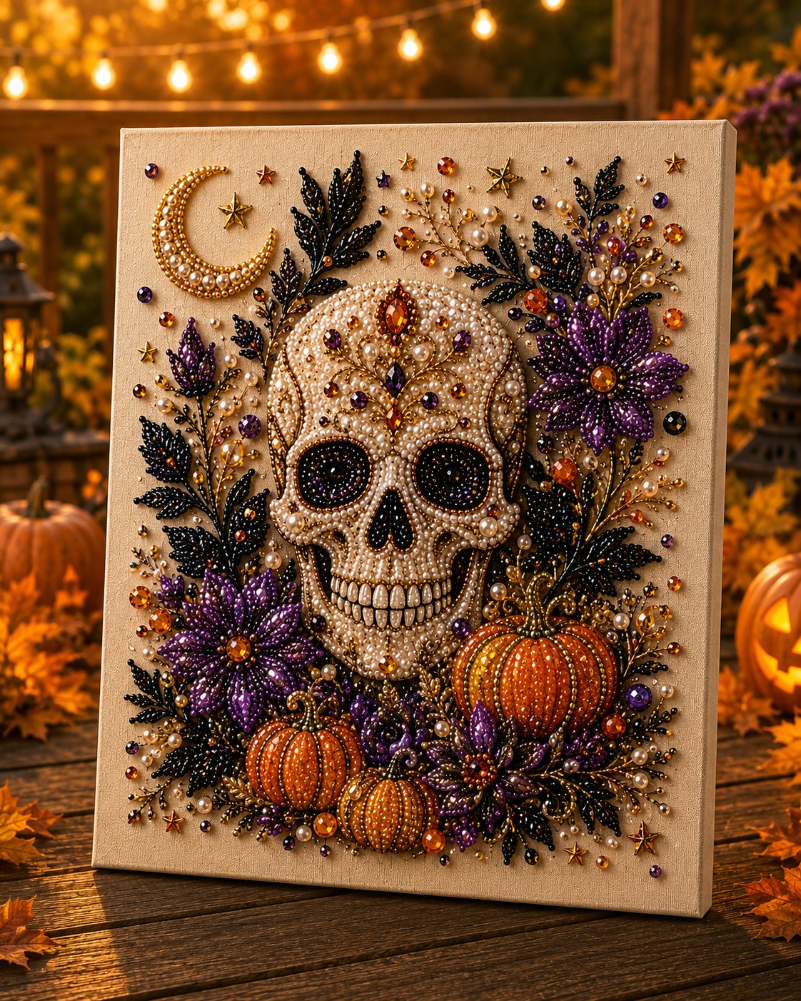 Halloween DIY Pearl Art Craft Making Kit🎃👻