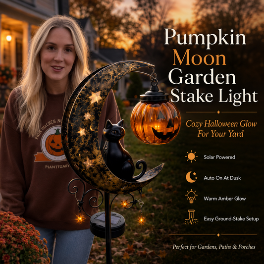 🎃Halloween Early Bird Sale 🔥| 49% OFF Pumpkin MoonGarden Stake Light