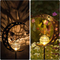 🌙✨ Charming Fairy Moon Solar Garden Stake Light