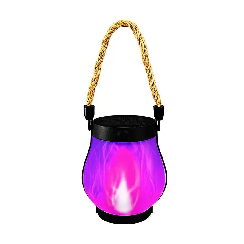Solar Lantern –  USB Ultra-Real Flame