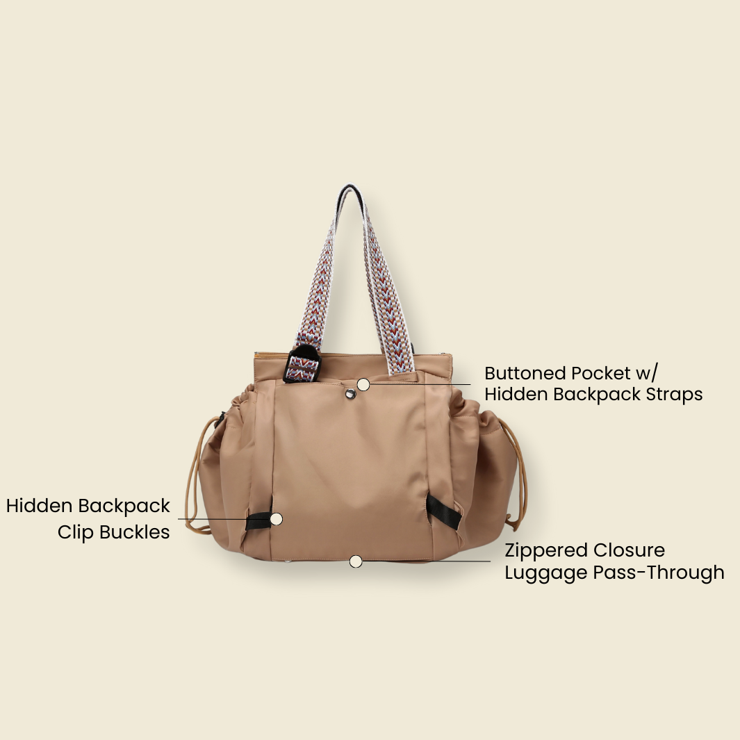 Aureove Expandable Convertible Travel Tote
