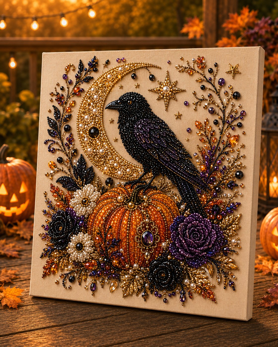 Halloween DIY Pearl Art Craft Making Kit🎃👻