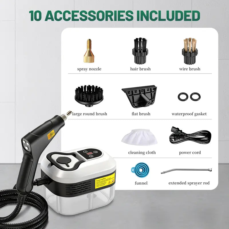 🔥 Limited Time Sale | 50% OFF Portable Steam Cleaner Powerful Deep Cleaning for Kitchen, Bathroom & Car