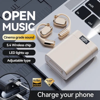 Aureove Bluetooth Earbuds with Smartphone Charging Support