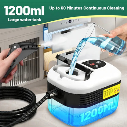 🔥 Limited Time Sale | 50% OFF Portable Steam Cleaner Powerful Deep Cleaning for Kitchen, Bathroom & Car