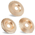 High-Performance Wood Carving Disc Set (3-Piece)