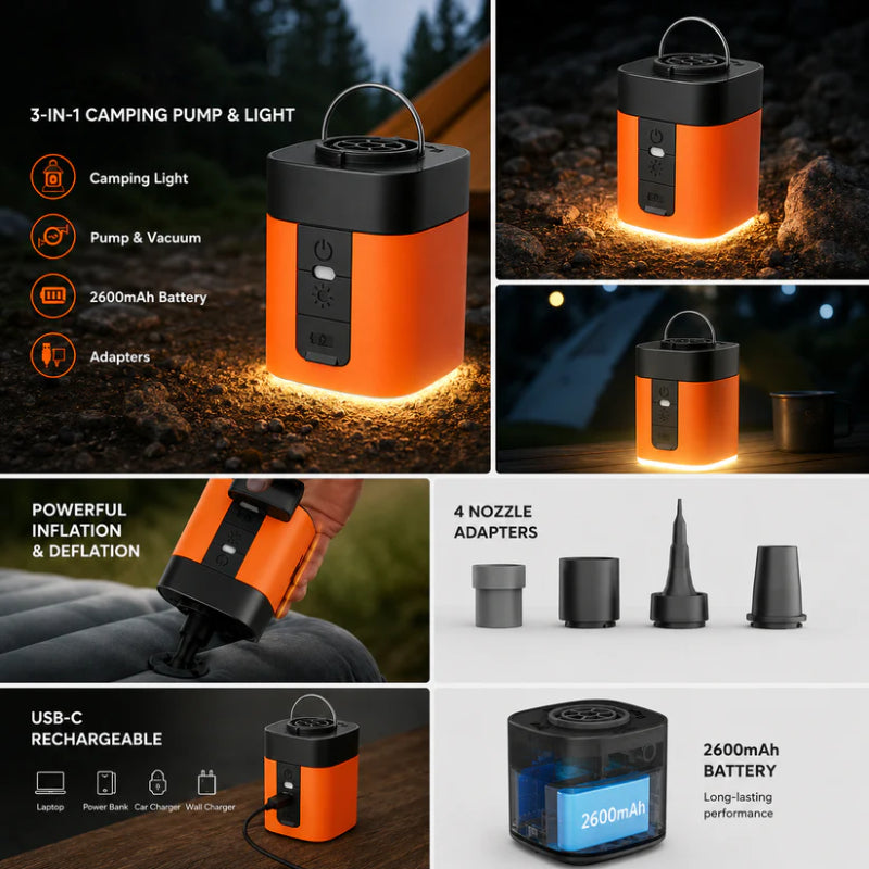 Aureove — Cordless Mini Air Pump