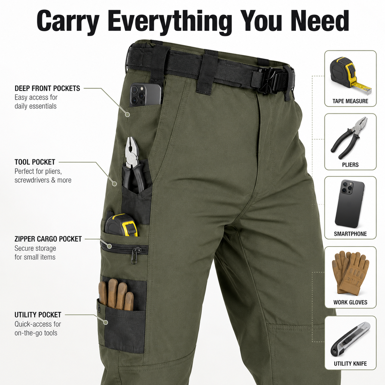 🔥 20,000+ Sold | Men's FR Tactical Work Pants – Flame-Resistant, Tougher Than Jeans 💪