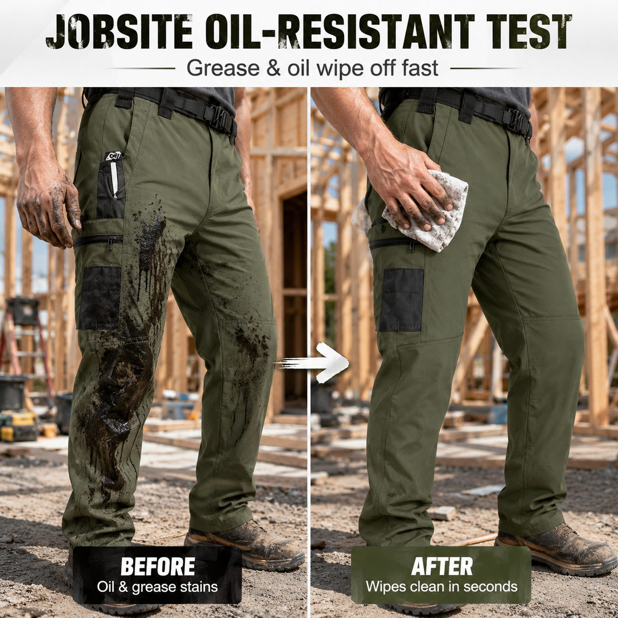 🔥 20,000+ Sold | Men's FR Tactical Work Pants – Flame-Resistant, Tougher Than Jeans 💪