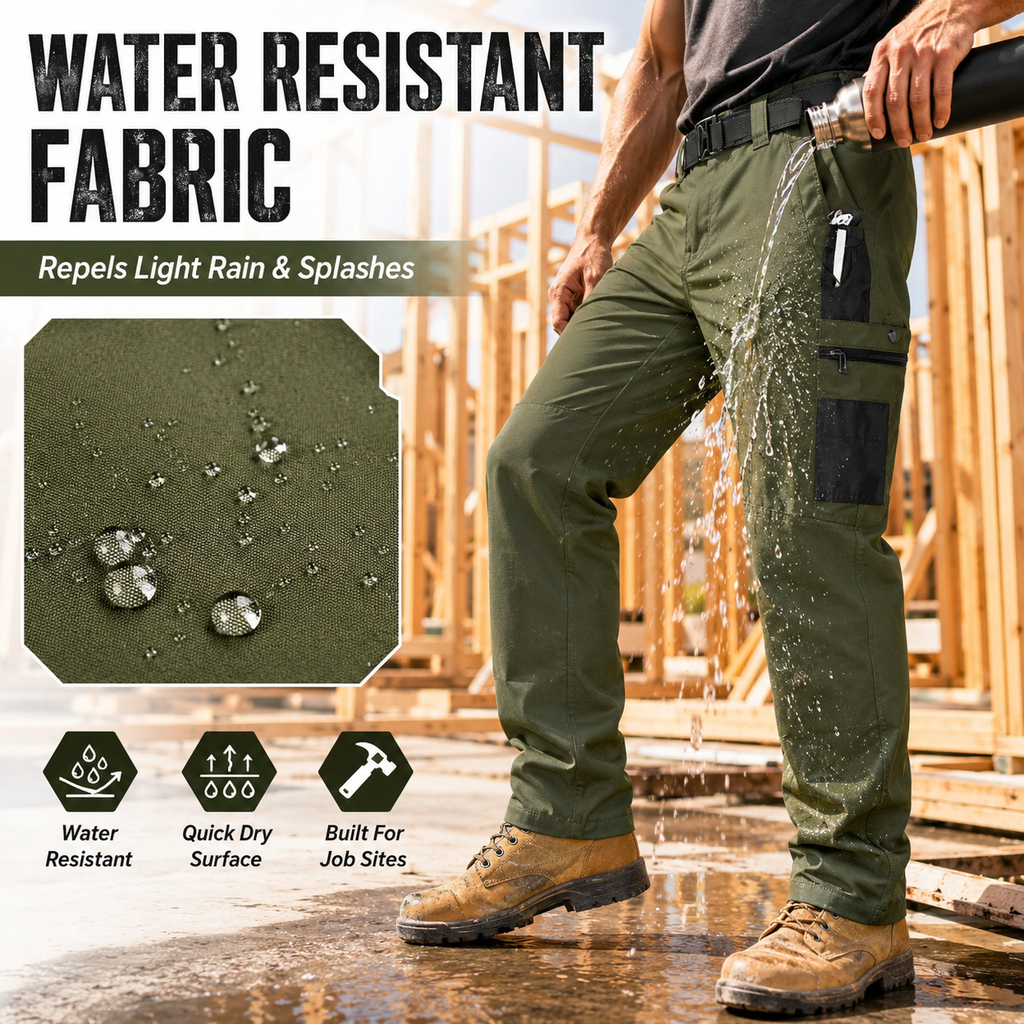 🔥 20,000+ Sold | Men's FR Tactical Work Pants – Flame-Resistant, Tougher Than Jeans 💪