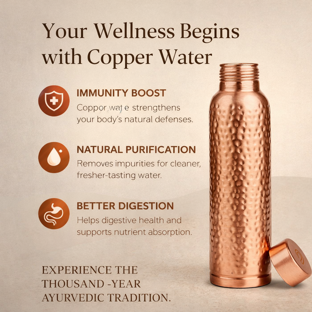 House of Pure Wellness Pure Copper Bottle Limited Edition