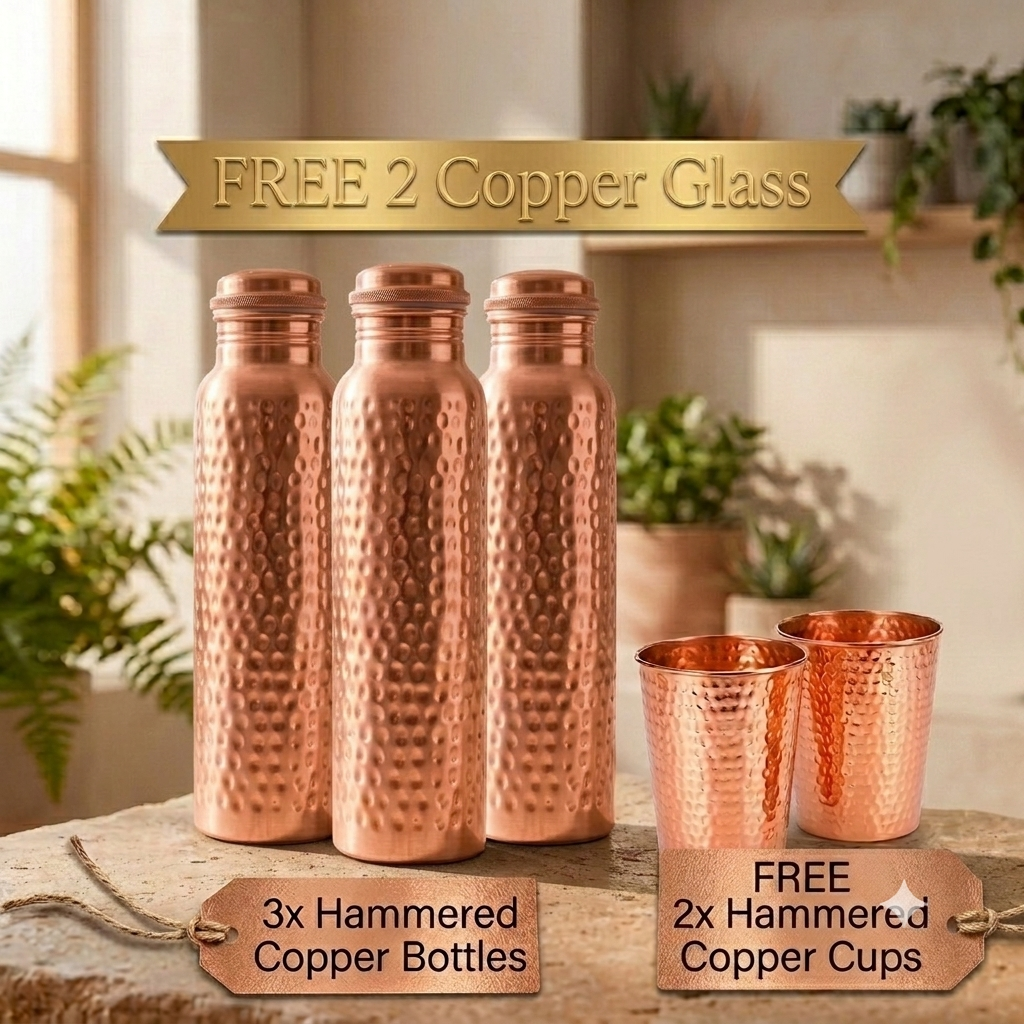 House of Pure Wellness Pure Copper Bottle Limited Edition