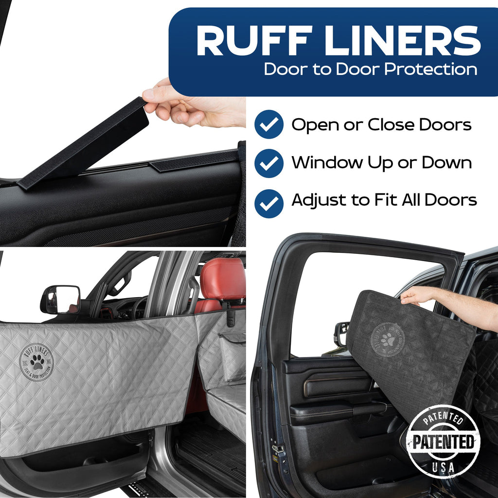 Hard Bottom Backseat Extenders for Dogs with Door Protection
