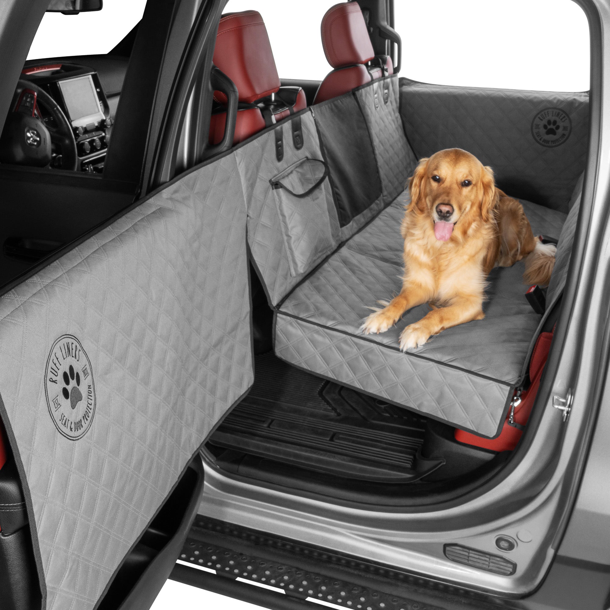 Hard Bottom Backseat Extenders for Dogs with Door Protection