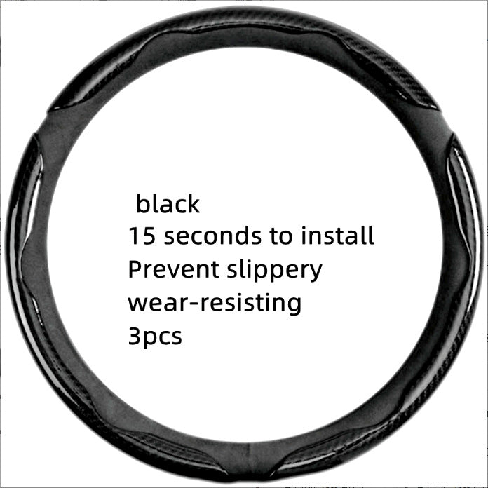 Non-Slip Car Steering Wheel Cover for 15 Inch Wheels
