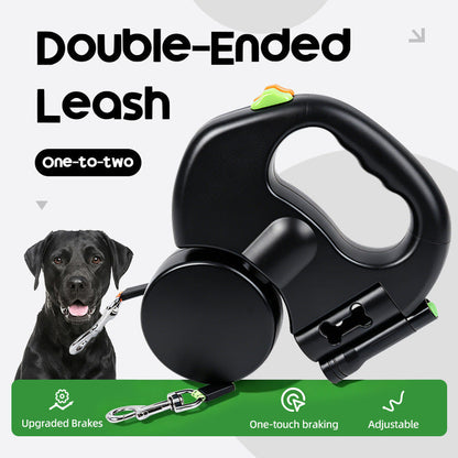 Double Retractable Leash🐾