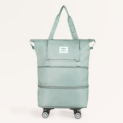 Movo Double Expandable Travel Bag With Detachable Wheels