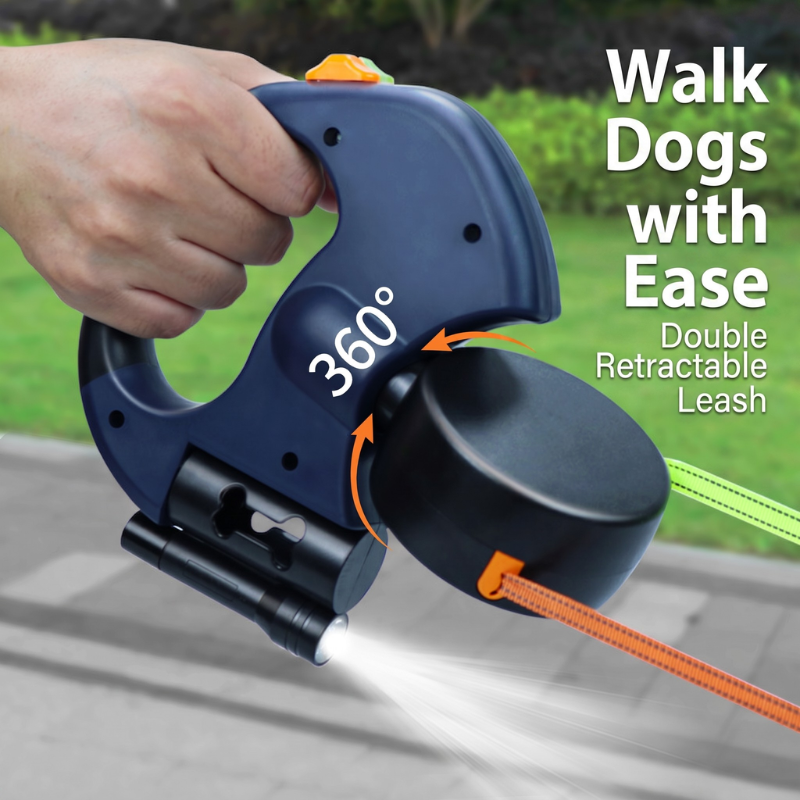 Double Retractable Leash🐾