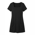 2026 Inclusive Fit Square Neck Align Dress | Flattering & Stretchy | Versatile Casual Mini Dress with Pockets