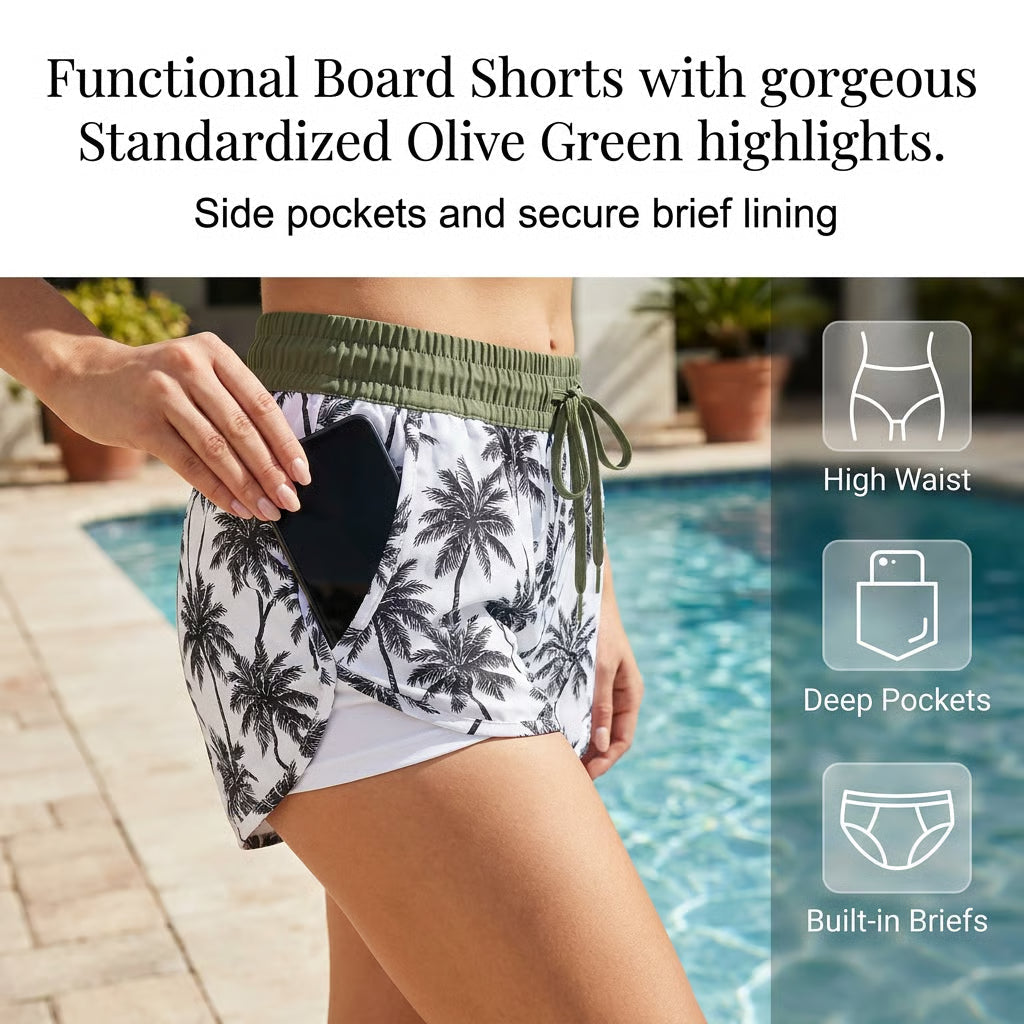 2026 3-Piece Tankini Shorts Set | Quick-Dry & Flattering | Vacation & Sports