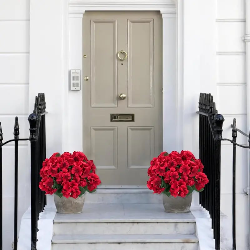 🎁  Last Day 60% OFF - Artificial Geranium Flowers For Outdoors