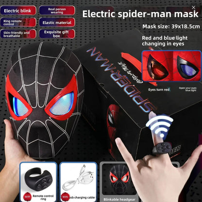 Cool RC Light-Up Hero Mask for Cosplay & Halloween