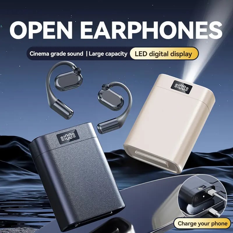 Aureove Bluetooth Earbuds with Smartphone Charging Support