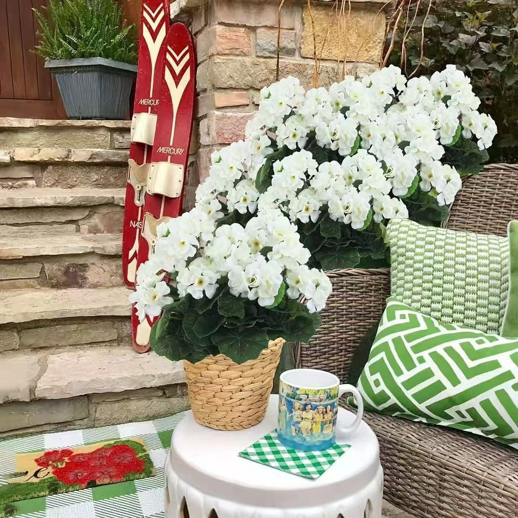 🎁  Last Day 60% OFF - Artificial Geranium Flowers For Outdoors