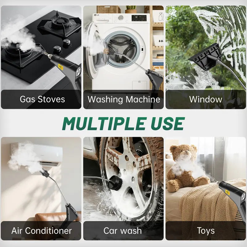 🔥 Limited Time Sale | 50% OFF Portable Steam Cleaner Powerful Deep Cleaning for Kitchen, Bathroom & Car